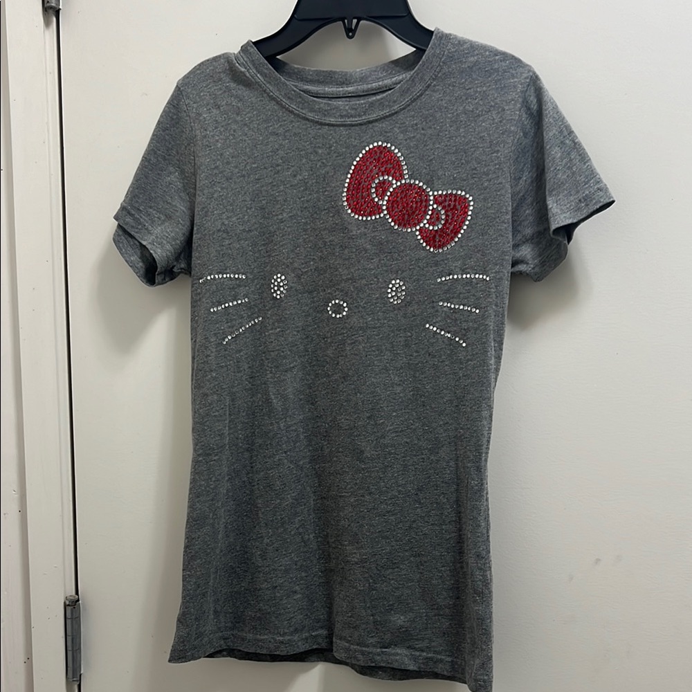 Glitzy Sequined Hello Kitty T-Shirt by Sanrio made in the USA